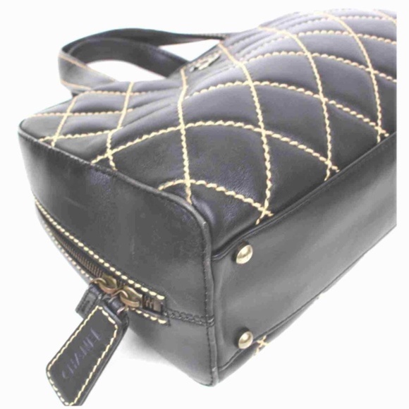 Chanel Wild Stich Black Leather bag - Picture 2 of 8
